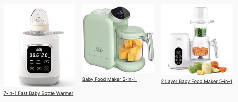 Chef Handy – Great Baby Products (if you like plastic)